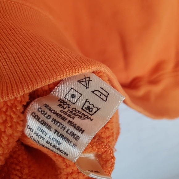 NEW Madhappy Headspace Heritage Crewneck Sweatshirt XS Unisex Orange Long Sleeve - Picture 12 of 15